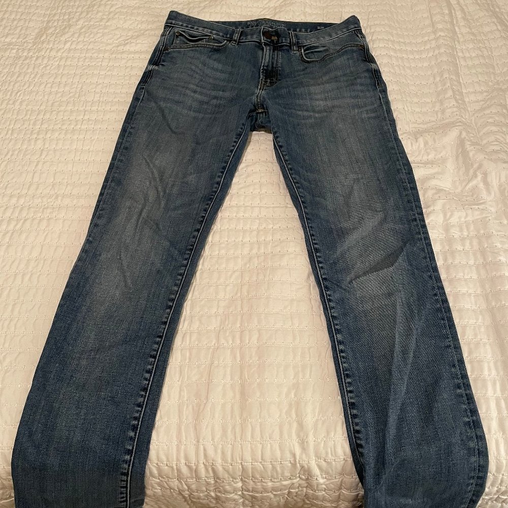 blue Banana Republic slim fit jeans 32x34